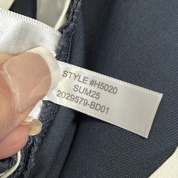 J.Crew Factory 9” Inseam Chino Shorts Men’s 36 Blue Flat Front NEW with Tag - Picture 6 of 6